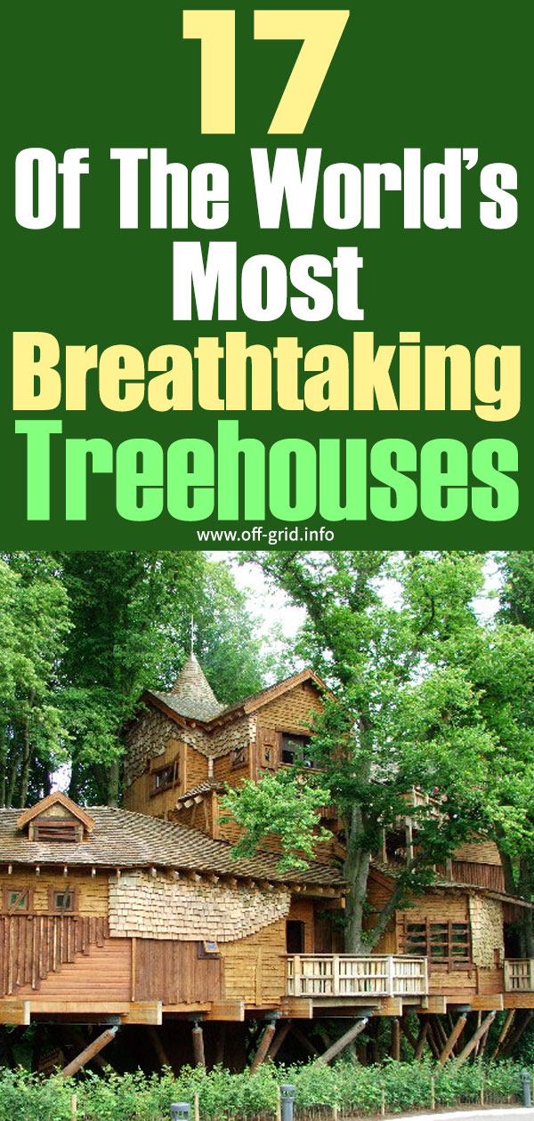 17 Of The World’s Most Breathtaking Treehouses