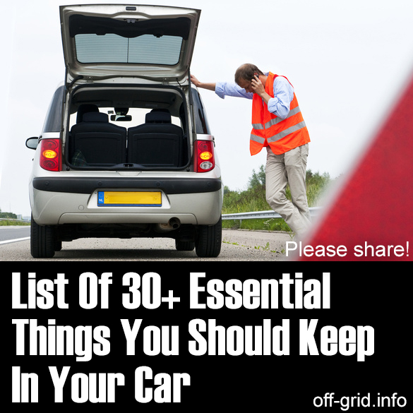 30+ Essential Things You Should Keep In Your Car