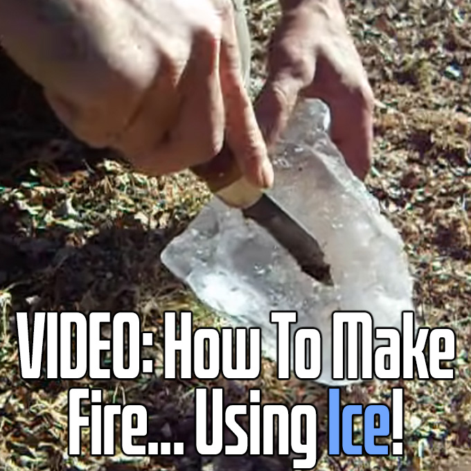How To Make Fire Using Ice