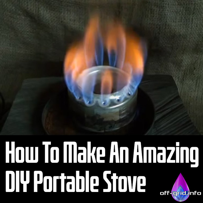 How To Make An Amazing DIY Portable Stove