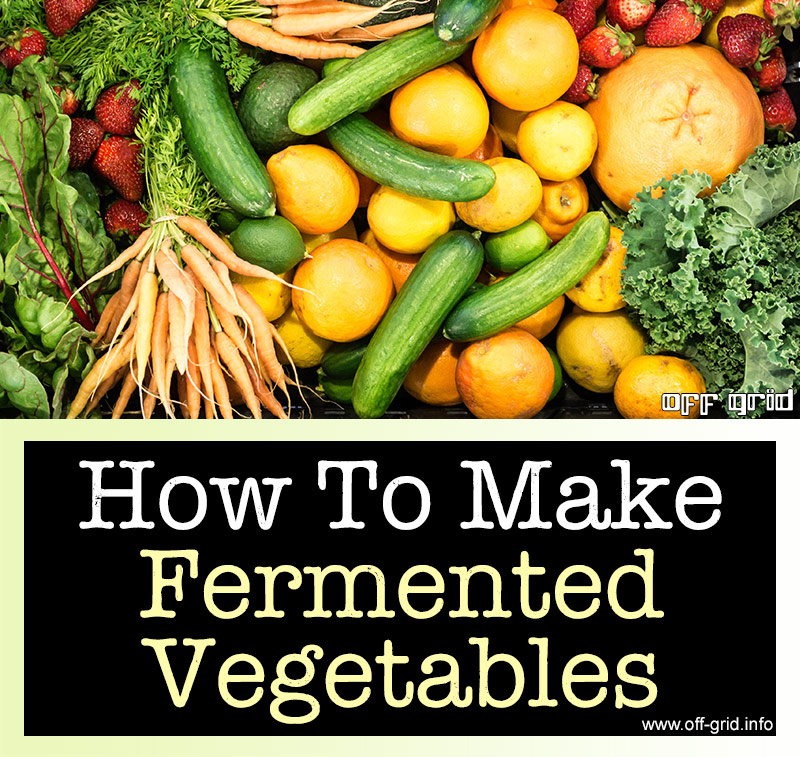 How To Make Fermented Vegetables