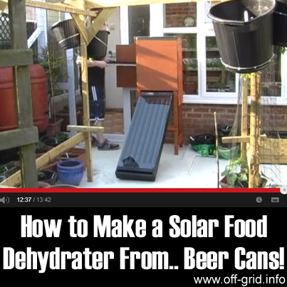 How to Make a Solar Food Dehydrater From... Beer Cans!