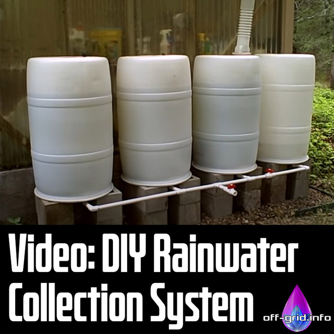 Video: DIY Rainwater Collection System