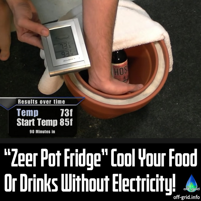 Zeer Pot Fridge – Cool Your Food And Drinks Without Electricity
