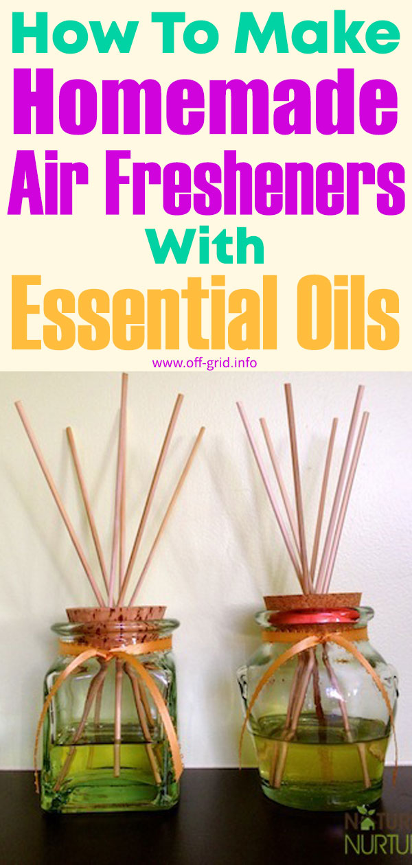 How To Make Homemade Air Fresheners With Essential Oils