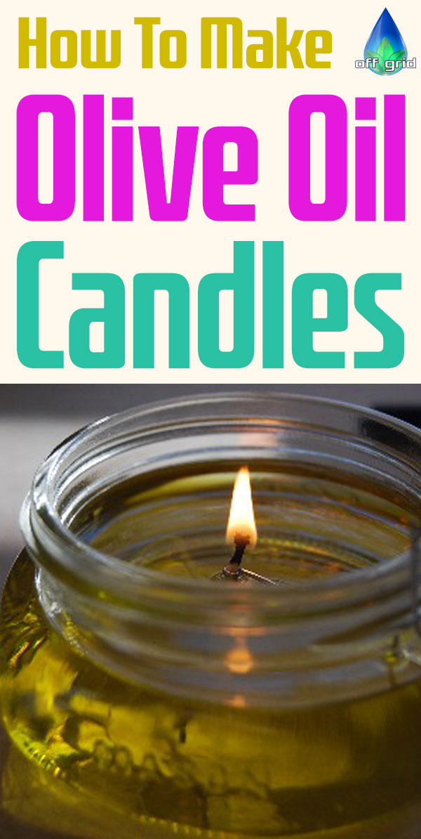 How To Make Olive Oil Candles