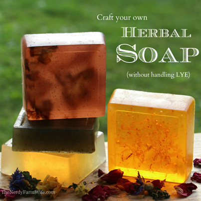 How To Make Your Own Herbal Soap Without Handling Lye