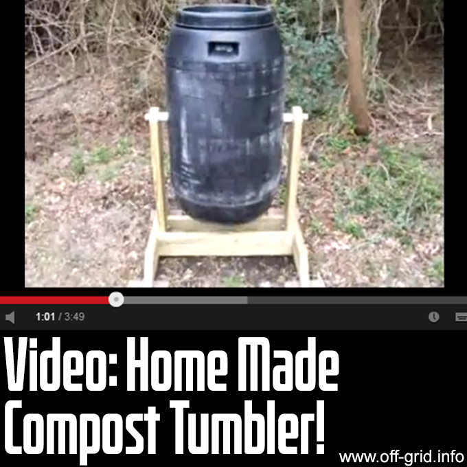 Video - Home Made Compost Tumbler