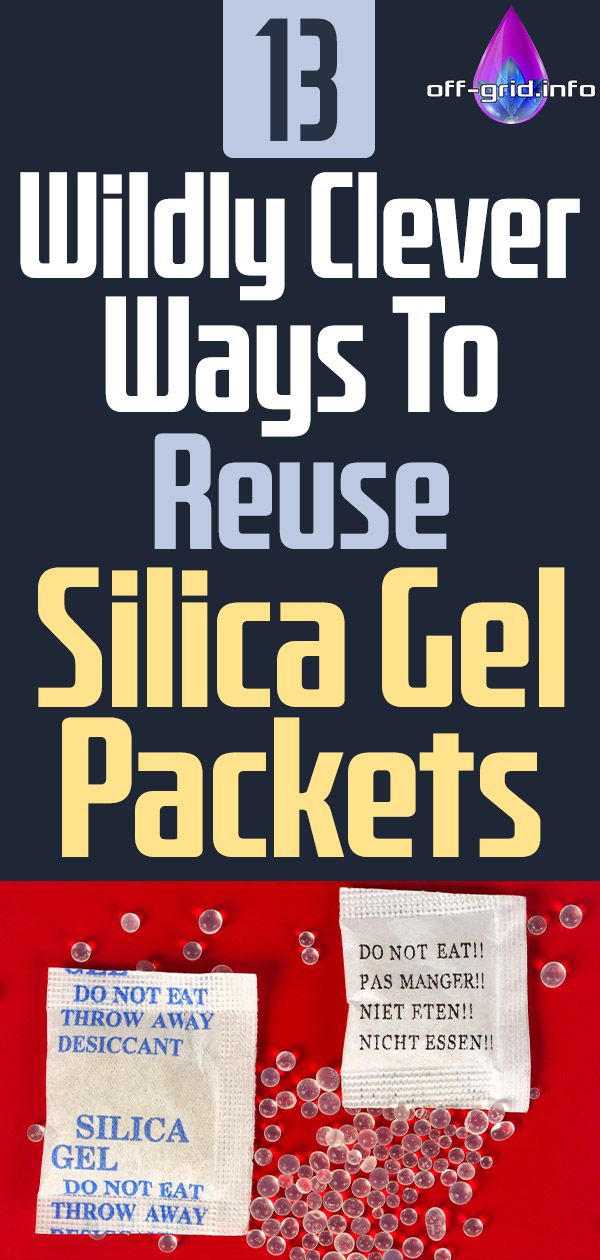 13 Wildly Clever Ways To Reuse Silica Gel Packets
