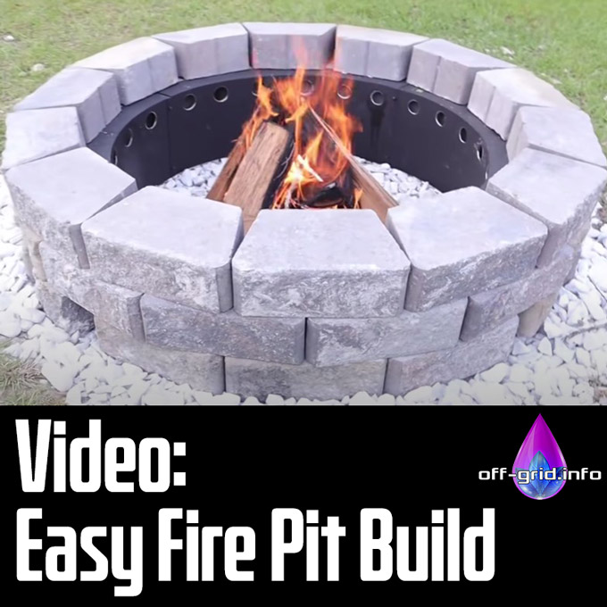 Video - Easy Fire Pit Build