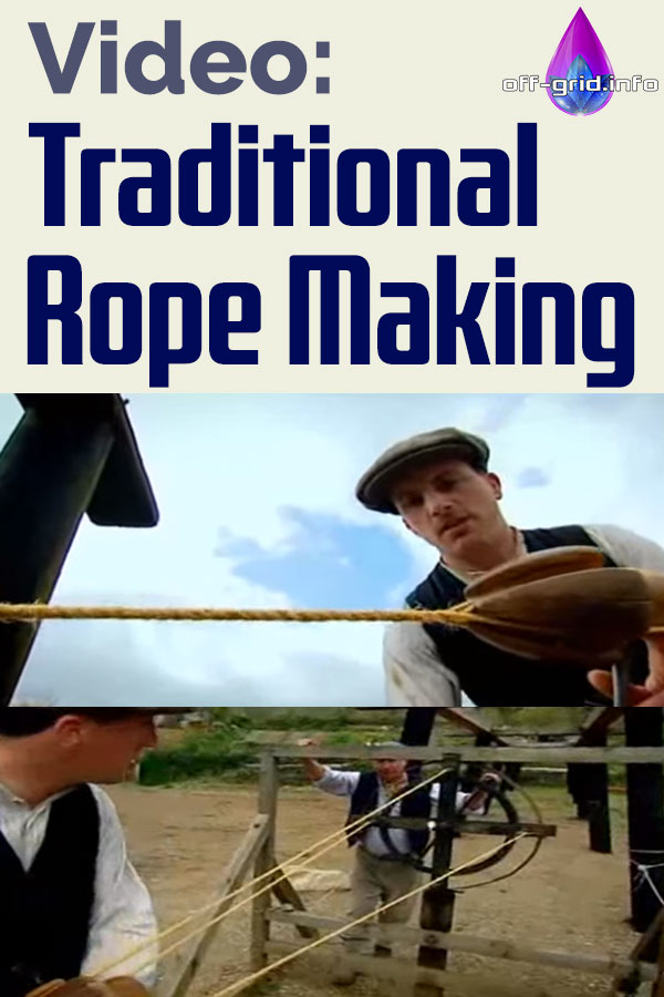 Video Traditional Rope Making