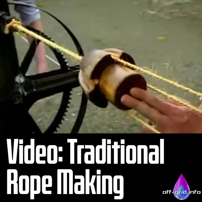 Video - Traditional Rope Making