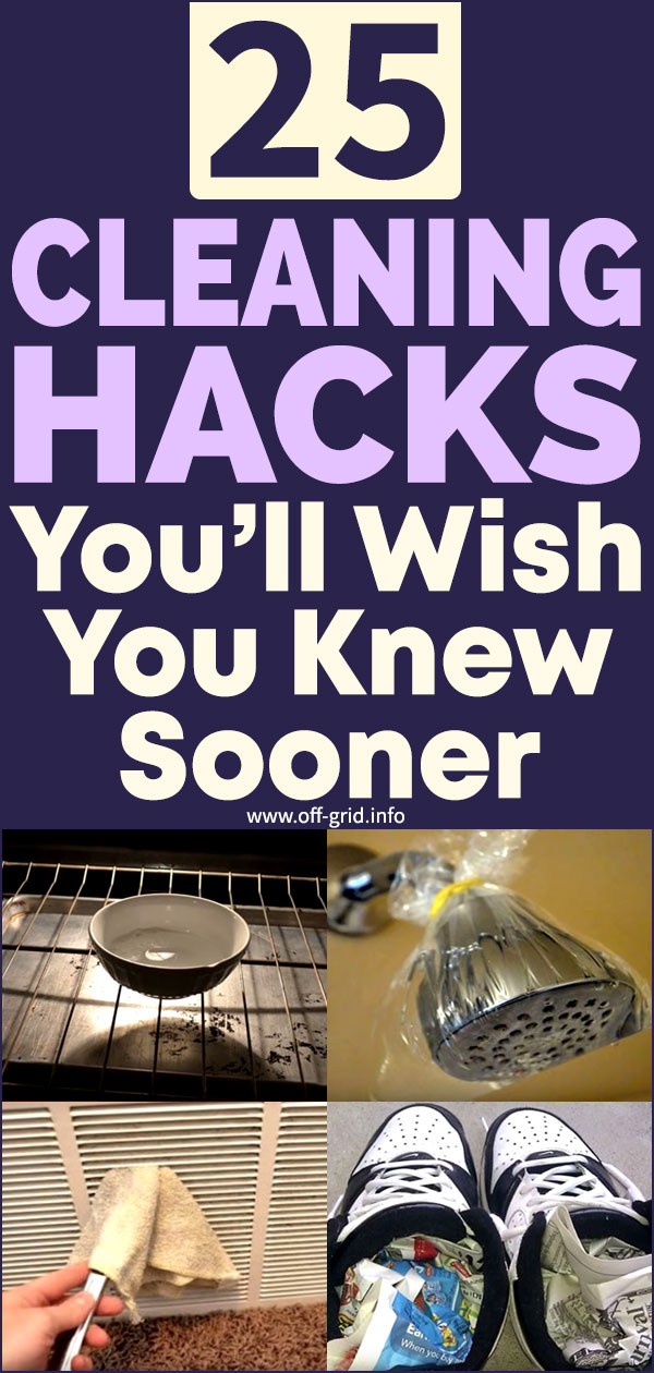 25 Cleaning Hacks You'll Wish You Knew Sooner - Off-Grid