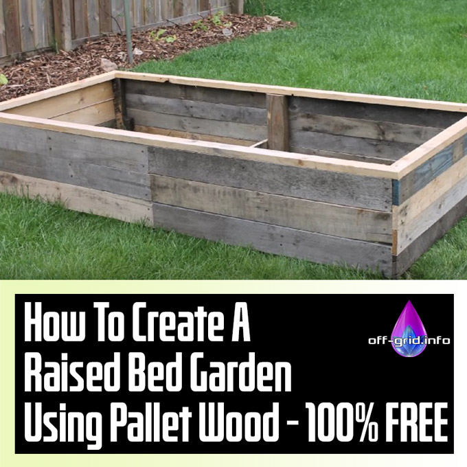 Creating a Raised Bed Garden Using Pallet Wood - 100% FREE
