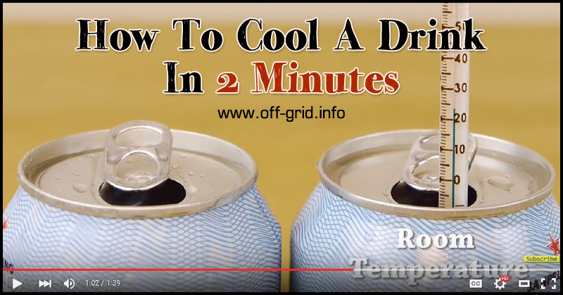 How To Cool A Drink In 2 Minutes
