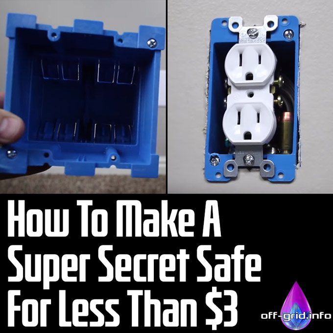 How To Make A Super Secret Safe For Less Than $3