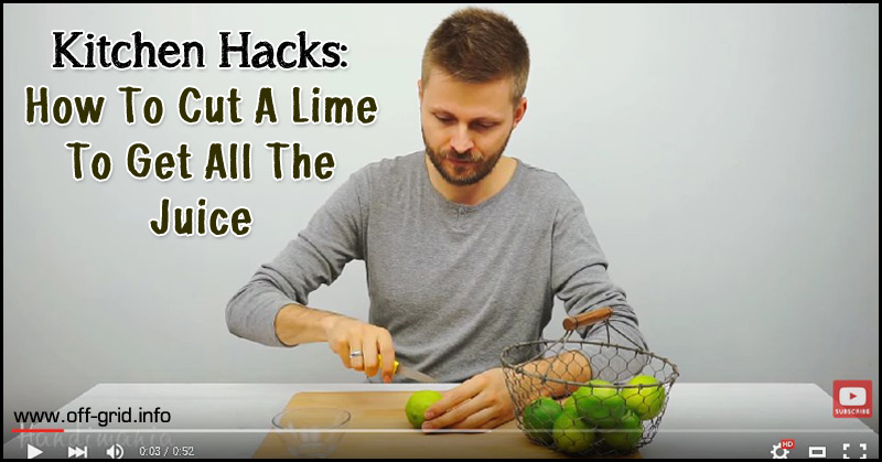 Kitchen Hacks How To Cut A Lime To Get All The Juice