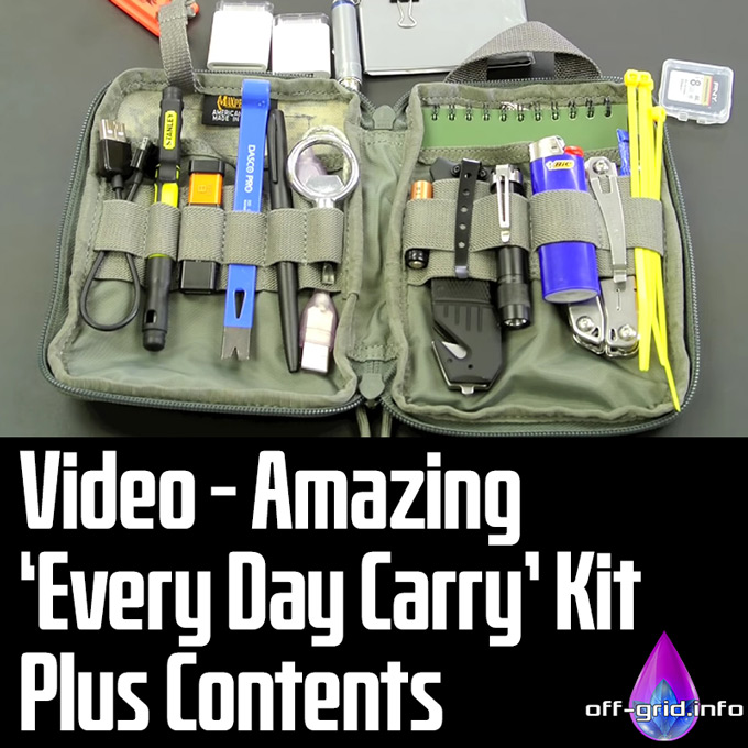 Video - Amazing 'Every Day Carry' Kit Plus Contents