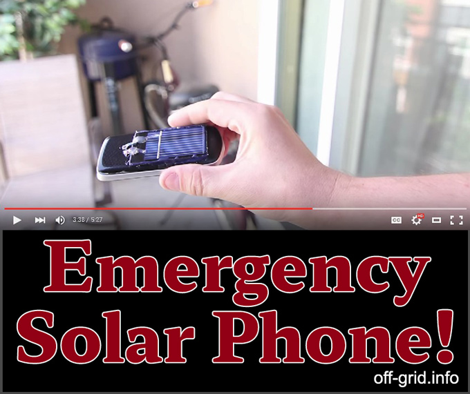 Emergency Solar Phone