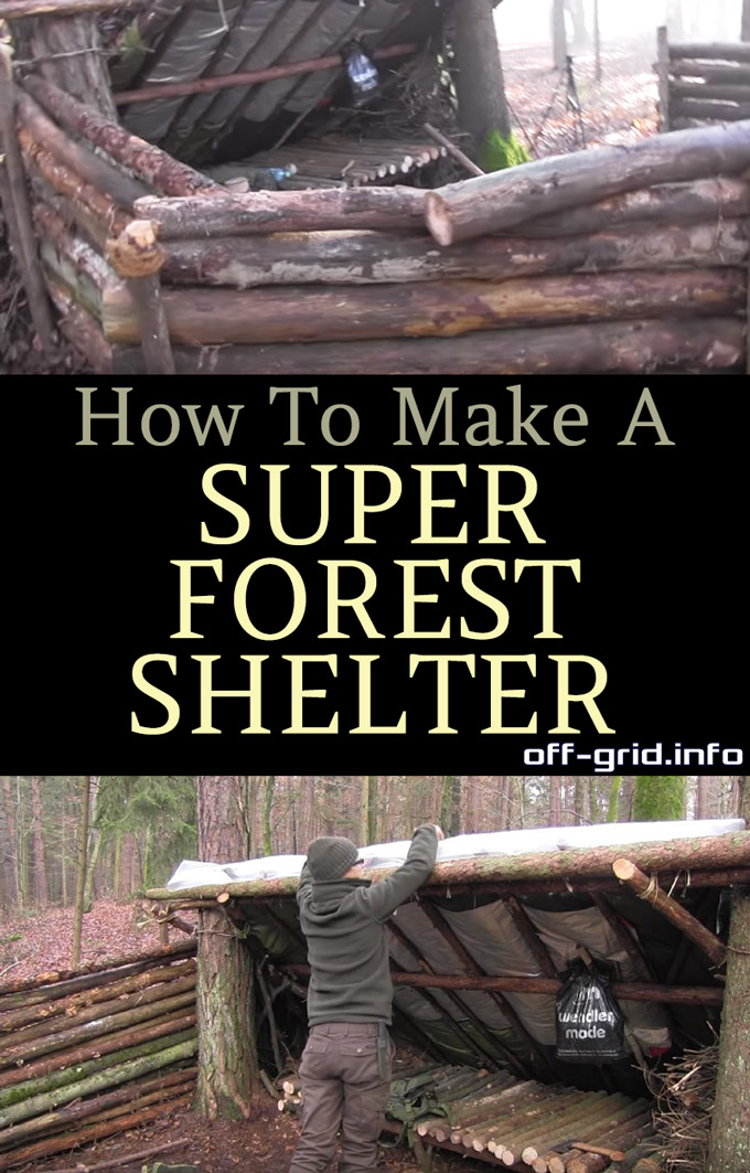 How To Make A Super Forest Shelter
