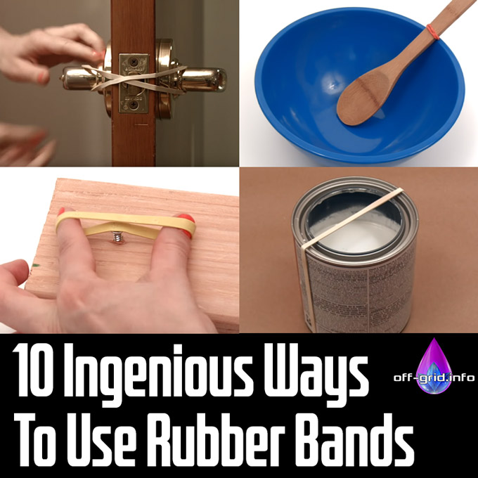 10 Ingenious Ways To Use Rubber Bands