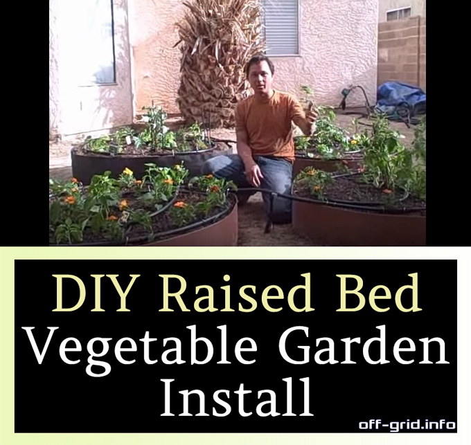 Raised Bed Vegetable Garden Install