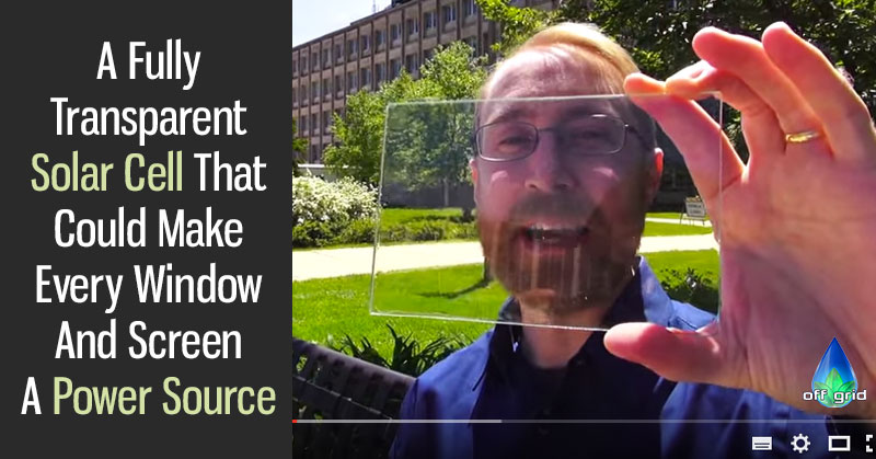 This Astonishing Fully Transparent Solar Cell Could Turn Every Window And Screen Into A Power Source