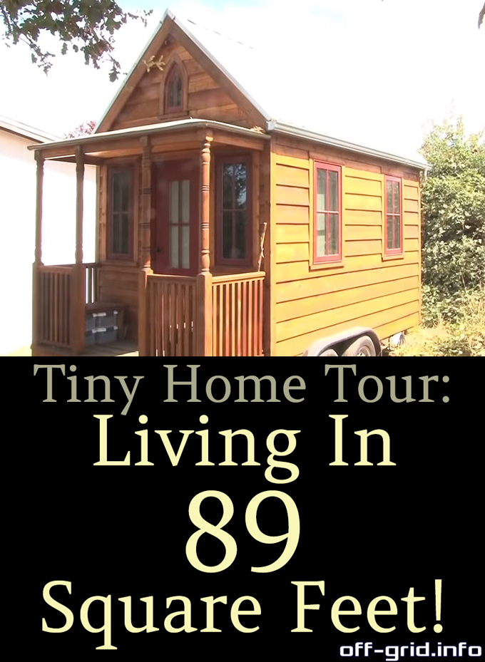 Tiny Home Tour Living In 89 Square Feet