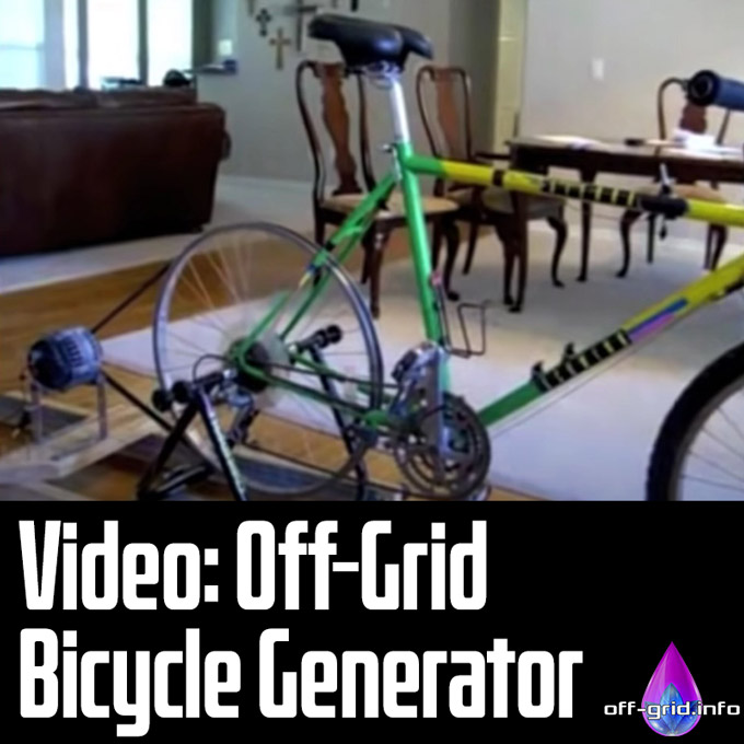Video Off-Grid Bicycle Generator