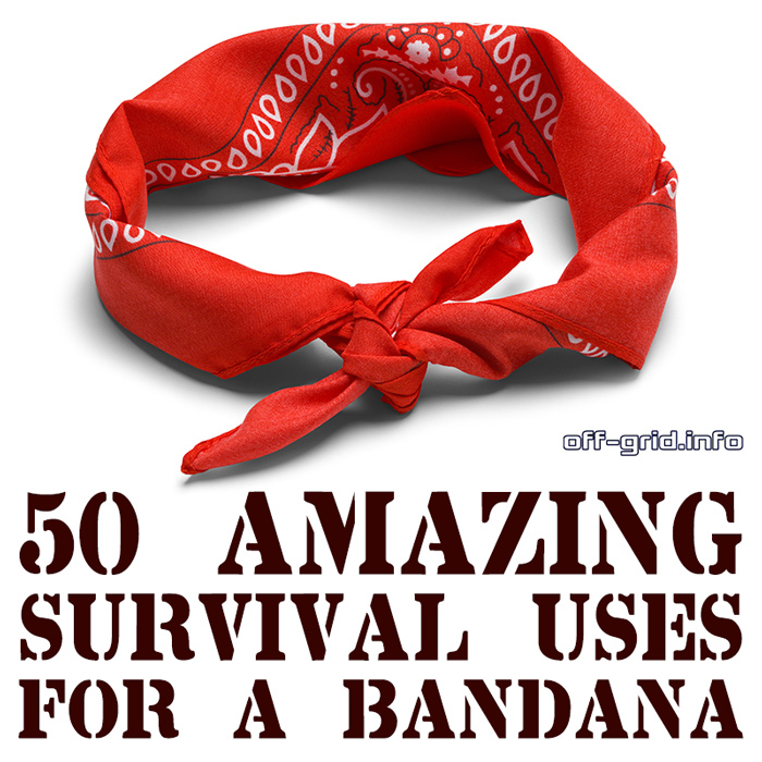 50 Amazing Survival Uses For A Bandana