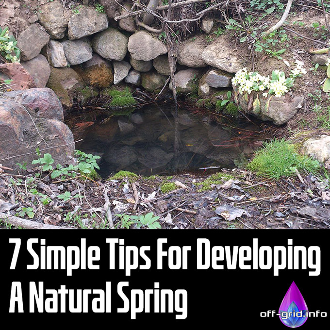 7 Simple Tips For Developing A Natural Spring