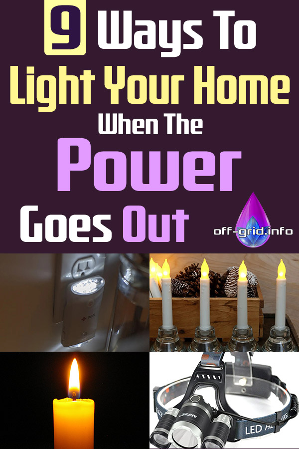 9 Ways To Light Your Home When The Power Goes Out