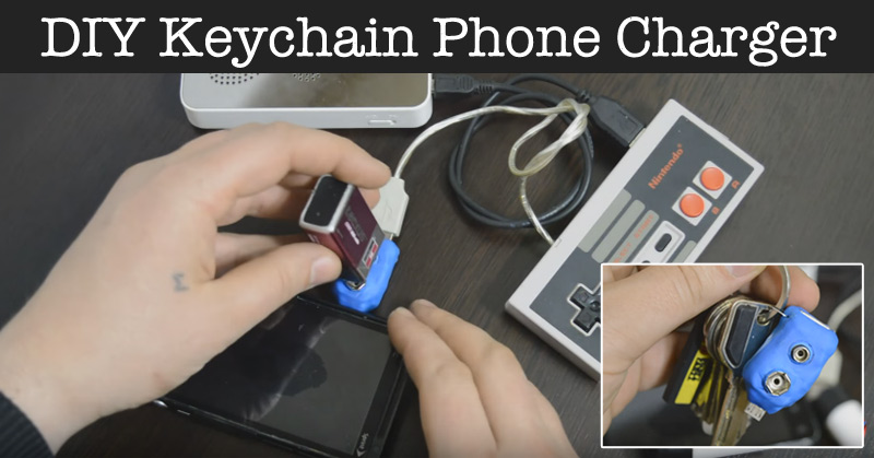 DIY Keychain Phone Charger - (runs without electricity)