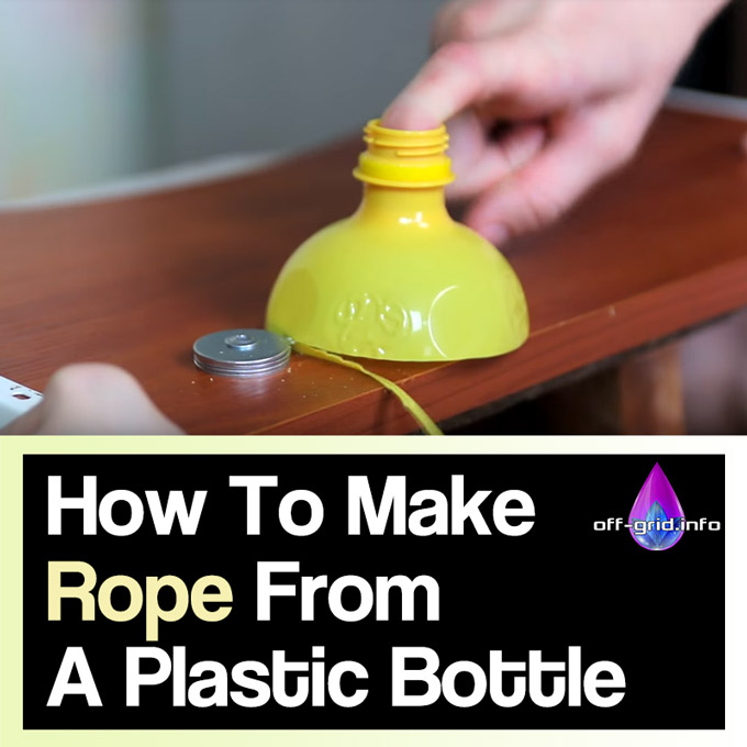 How To Make A Rope From A Plastic Bottle