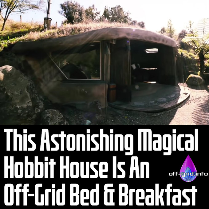 This Astonishing Magical Hobbit House Is An Off-Grid Bed & Breakfast