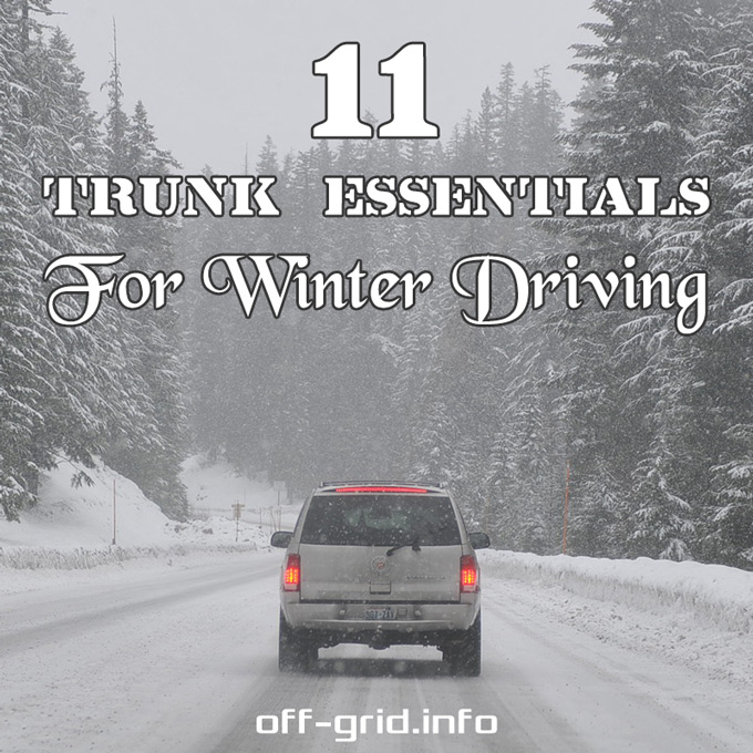 11 Trunk Essentials For Winter Driving