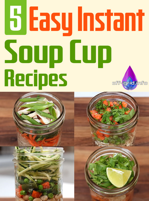 5 Easy Instant Soup Cup Recipes