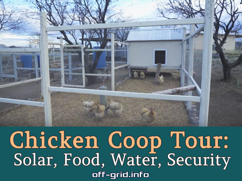 Chicken Coop Tour - Solar Food Water Security