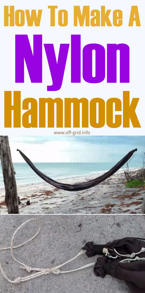 How To Make A Nylon Hammock