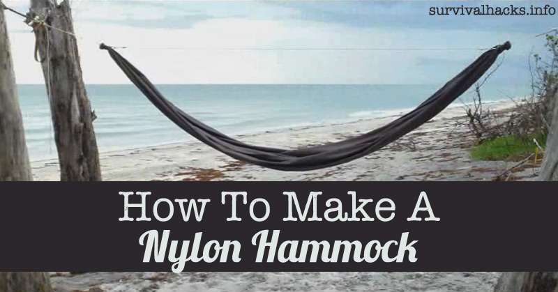 How To Make A Nylon Hammock 