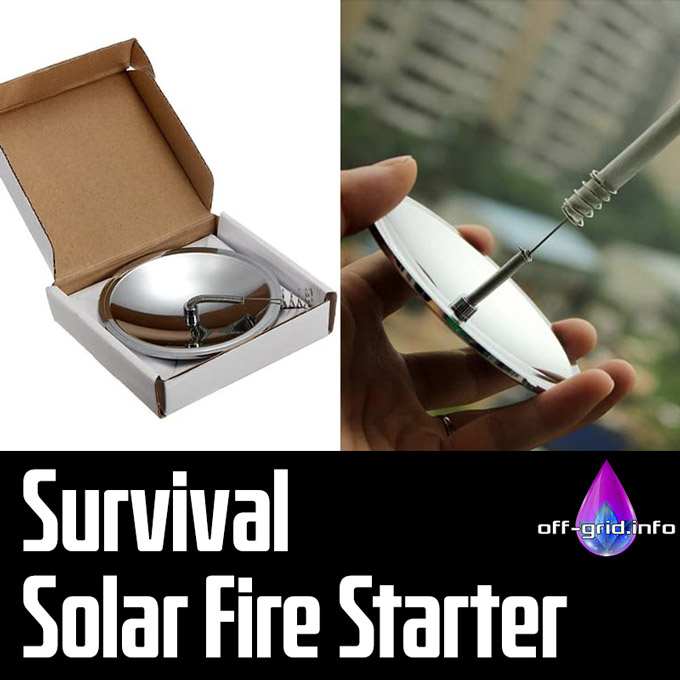 Survival Solar Fire Starter