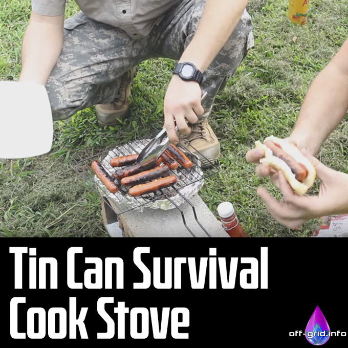 Tin Can Survival Cook Stove