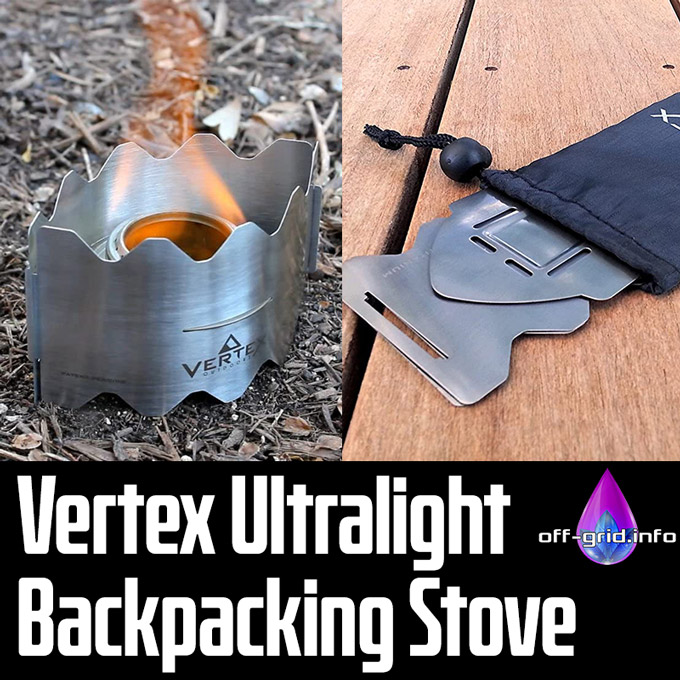 Vertex Ultralight Backpacking Stove