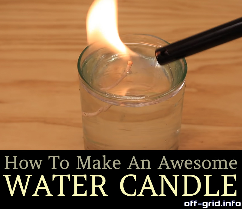 How To Make An Awesome Water Candle