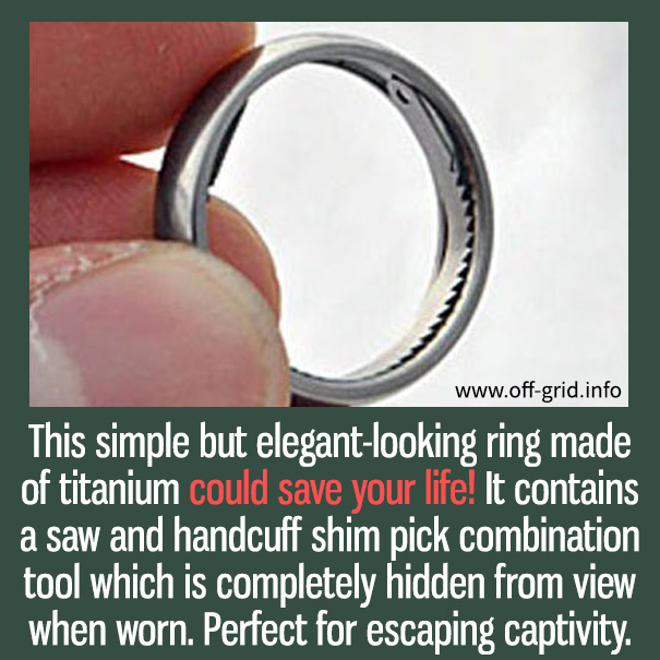 This Amazing 007 Ring Is An Survival Essential That Could Save Your Life