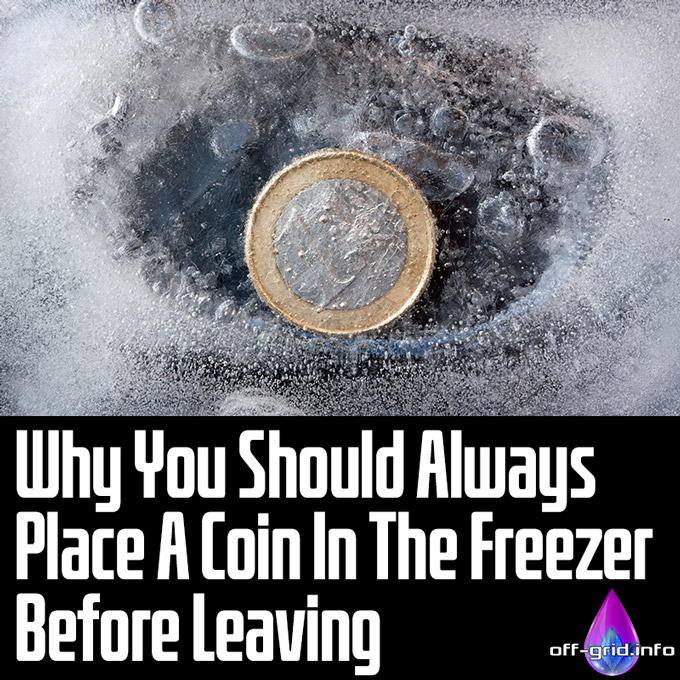 Why You Should Always Place A Coin In The Freezer Before Leaving