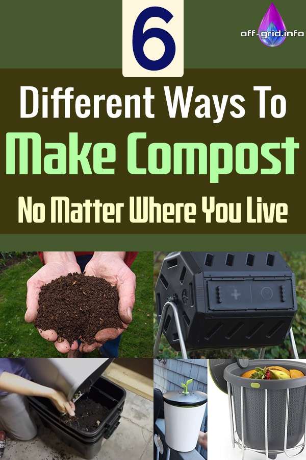 6 Different Ways To Make Compost, No Matter Where You Live