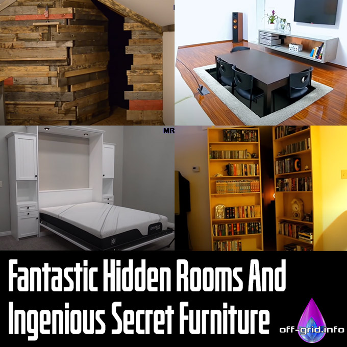 Fantastic Hidden Rooms And Ingenious Secret Furniture