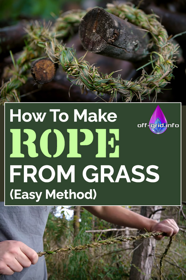 How To Make Rope From Grass (Easy Method) 
