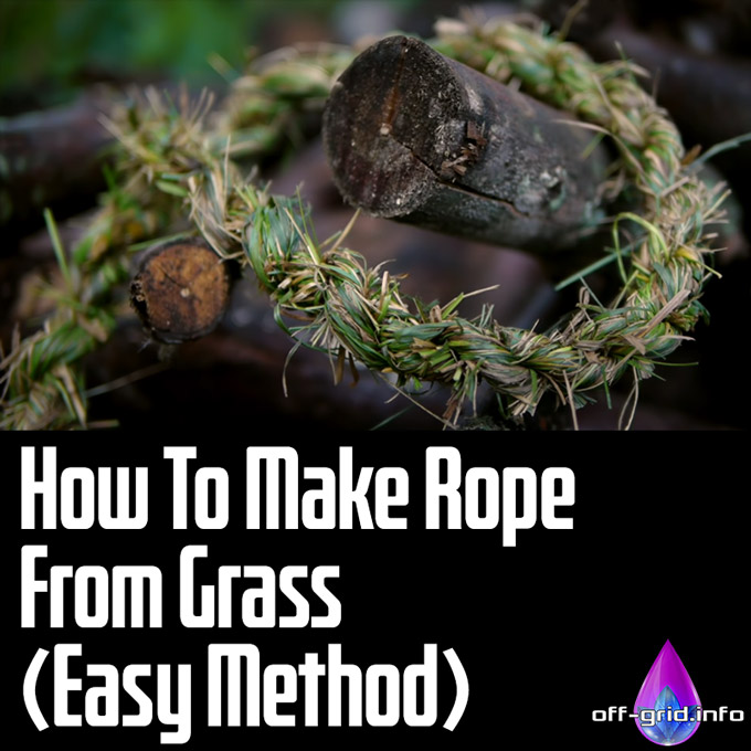 How To Make Rope From Grass – Easy Method
